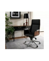 Fauteuil de bureau pivotant à roulettes Design Alabama