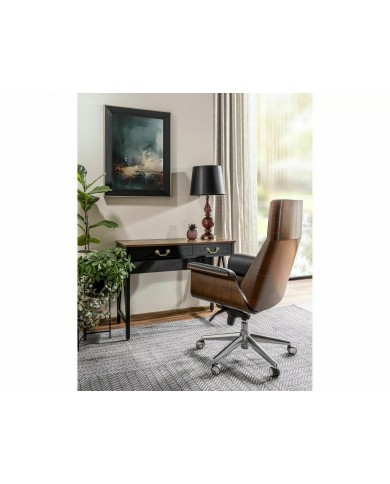 Fauteuil de bureau pivotant à roulettes Design Alabama