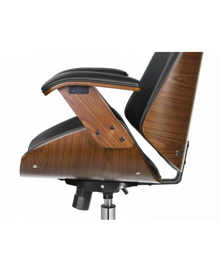 Fauteuil de bureau Design Luxe pivotant avec repose tête Kansas