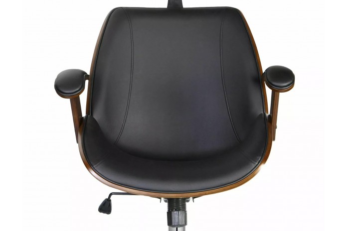Fauteuil de bureau Design Luxe pivotant avec repose tête Kansas