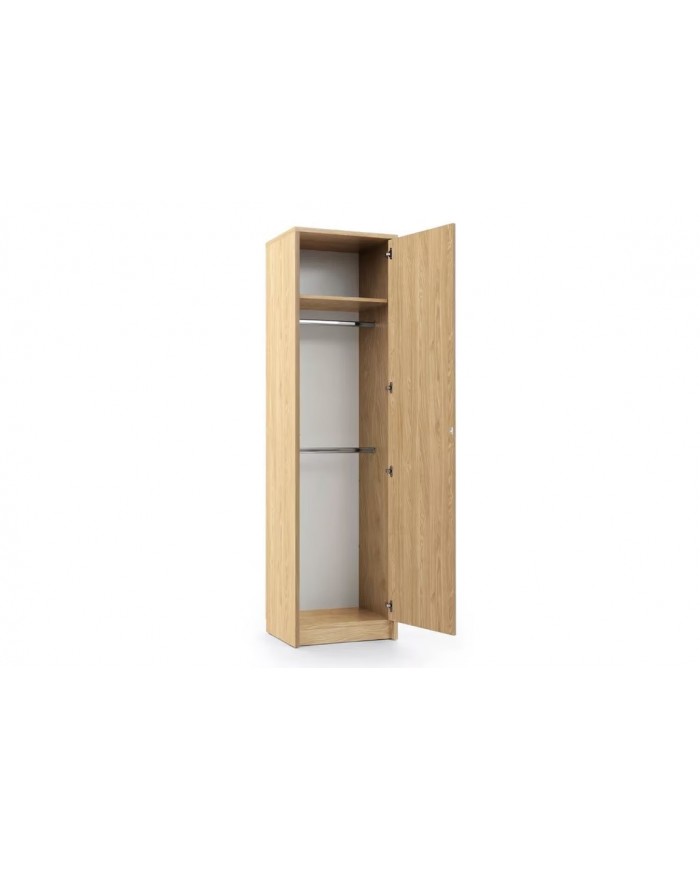Colonne haute double penderie avec une étagère 60 cm - Winchester DeLuxe