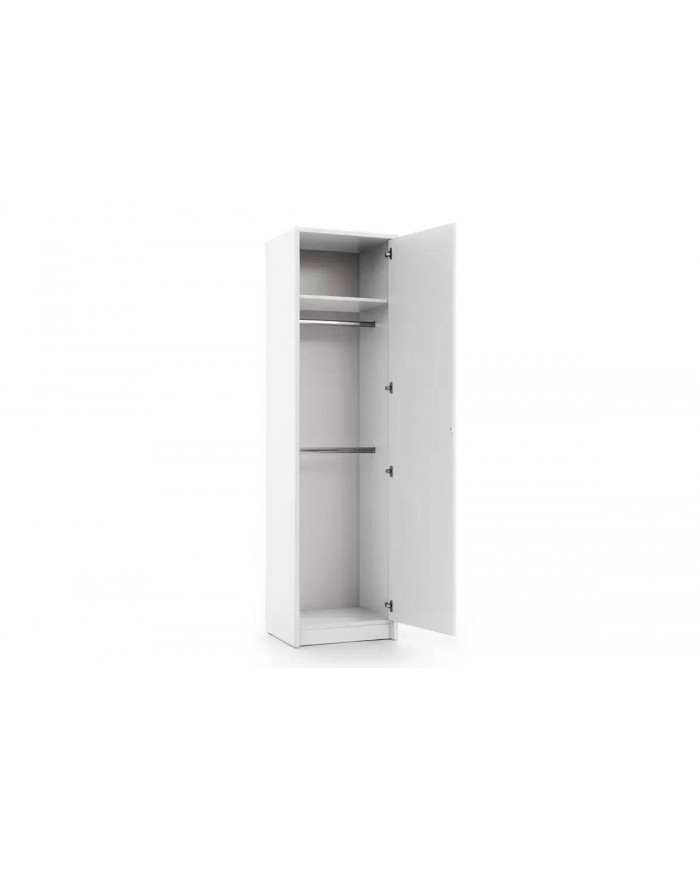 Colonne haute double penderie avec une étagère 60 cm - Winchester DeLuxe