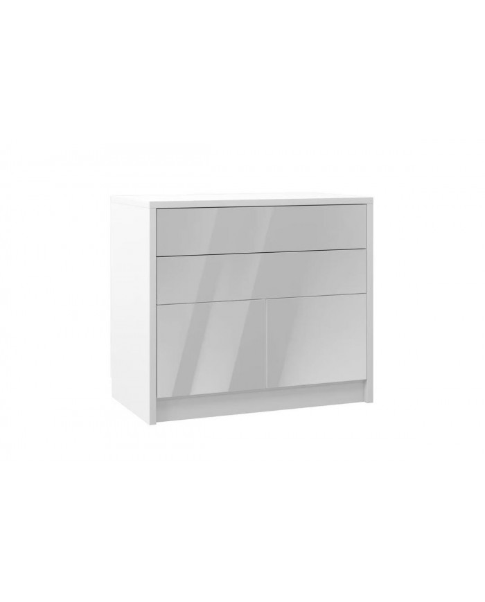Commode avec deux portes et deux tiroirs système Push & Pull Deluxe