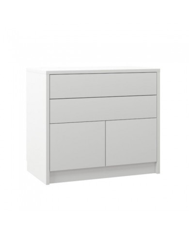Commode avec deux portes et deux tiroirs système Push & Pull Deluxe