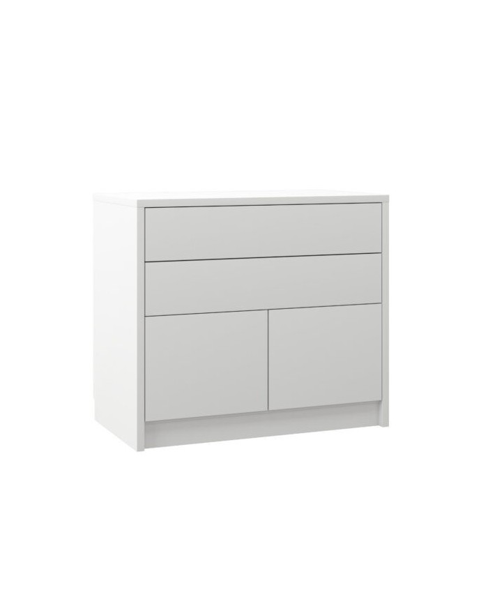 Commode avec deux portes et deux tiroirs système Push & Pull Deluxe
