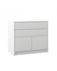 Commode avec deux portes et deux tiroirs système Push & Pull Deluxe