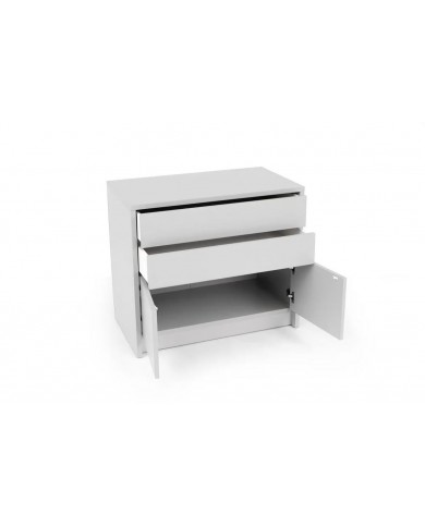 Commode avec deux portes et deux tiroirs système Push & Pull Deluxe