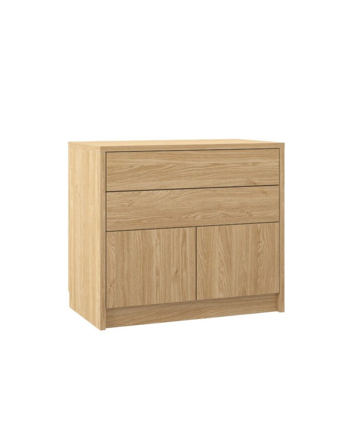 Commode avec deux portes et deux tiroirs système Push & Pull Deluxe