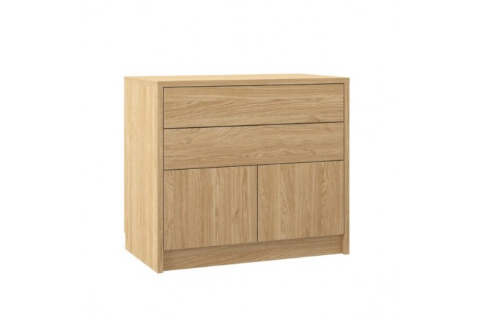 Commode avec deux portes et deux tiroirs système Push & Pull Deluxe