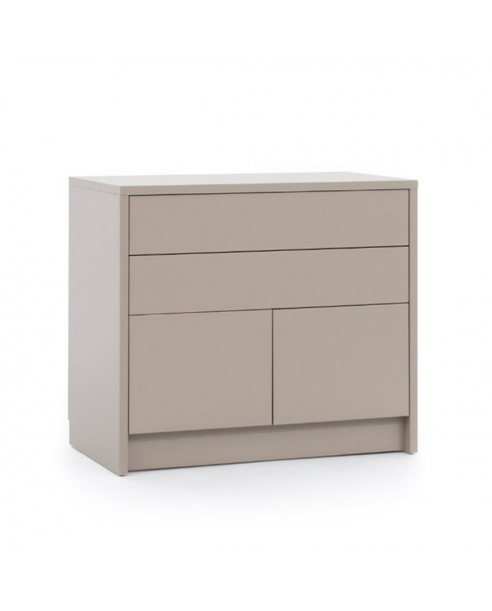 Commode avec deux portes et deux tiroirs système Push & Pull Deluxe