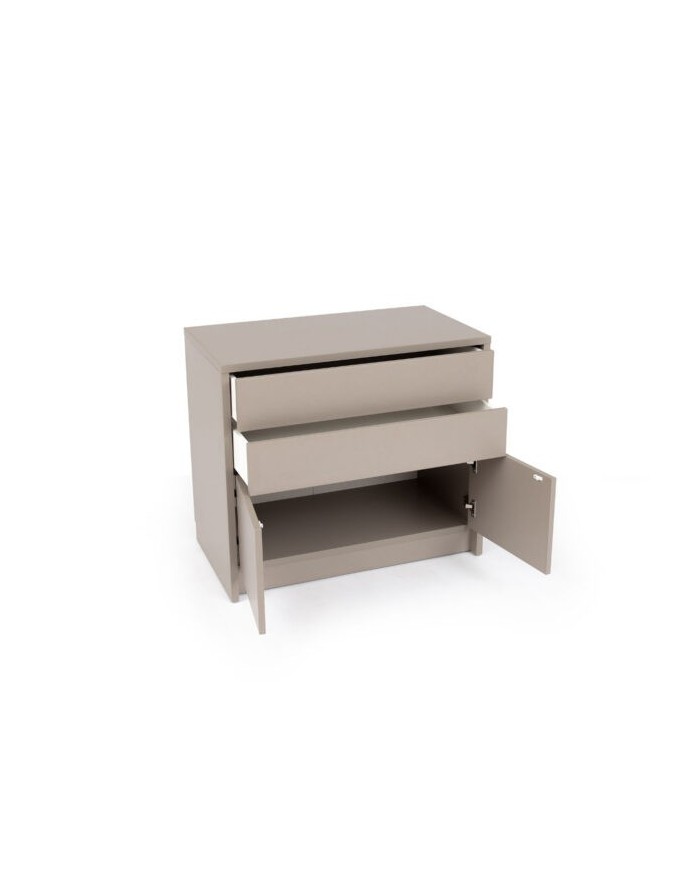 Commode avec deux portes et deux tiroirs système Push & Pull Deluxe