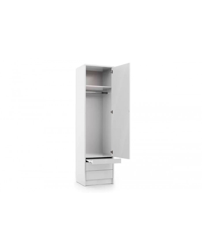 Colonne penderie avec tiroirs et tablette 60 cm - Séville DeLuxe