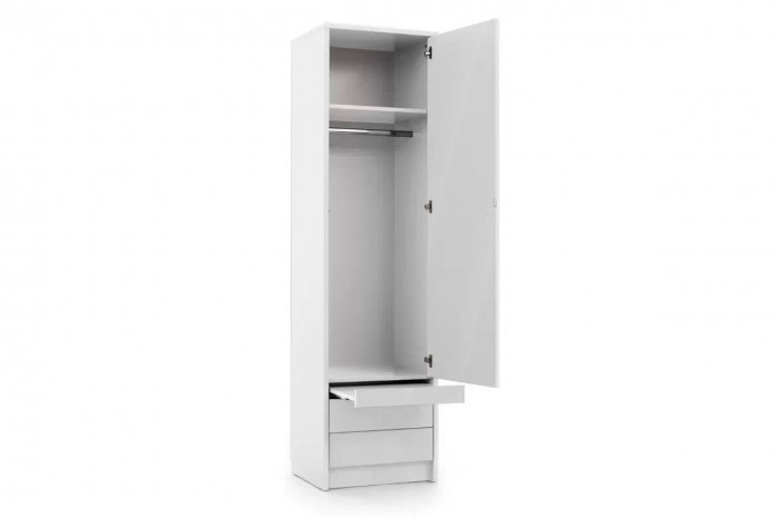 Colonne penderie avec tiroirs et tablette 60 cm - Séville DeLuxe