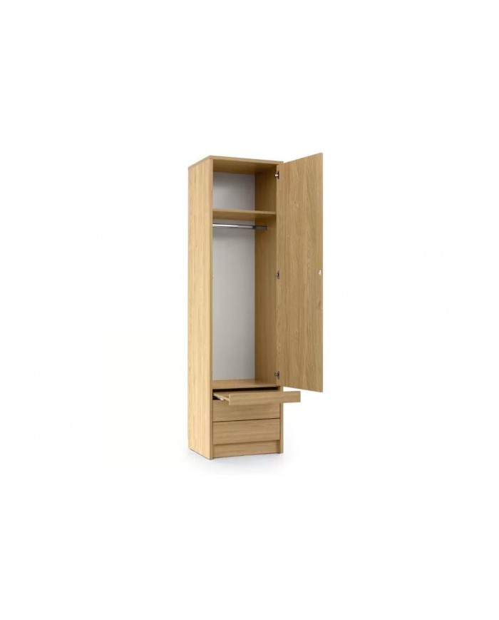 Colonne penderie avec tiroirs et tablette 60 cm - Séville DeLuxe