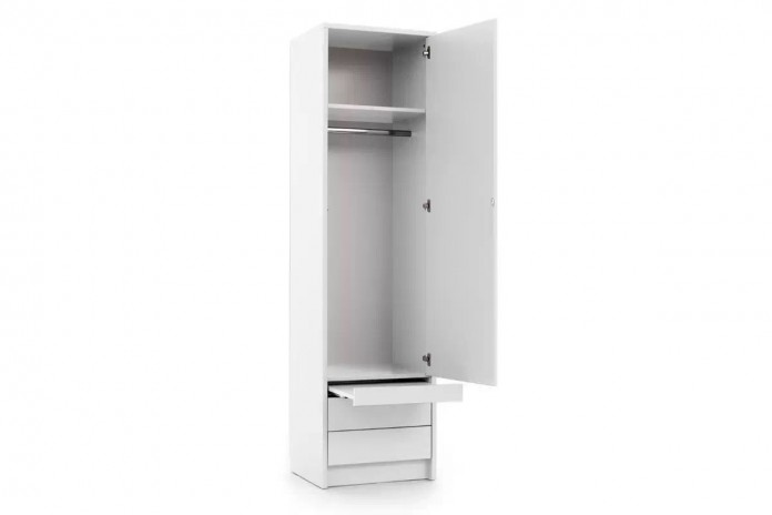 Colonne penderie avec tiroirs et tablette 60 cm - Séville Premium