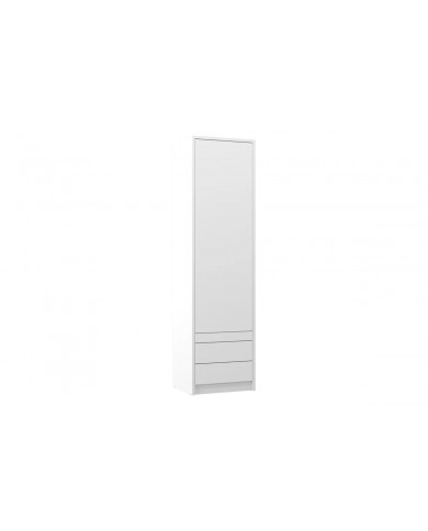 Colonne penderie avec tiroirs et tablette 60 cm - Séville Premium