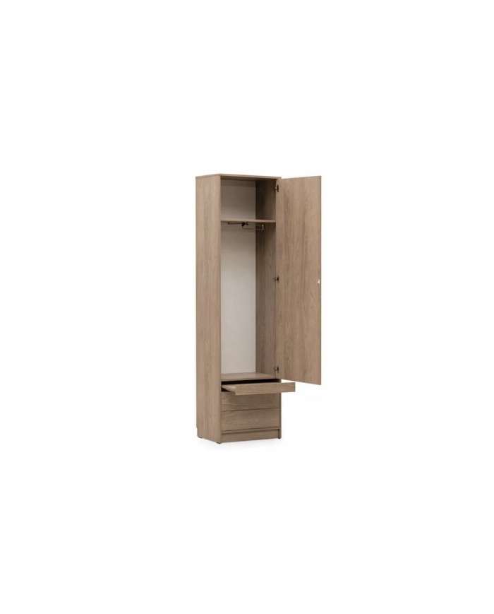 Colonne penderie avec tiroirs et tablette 60 cm - Séville Premium