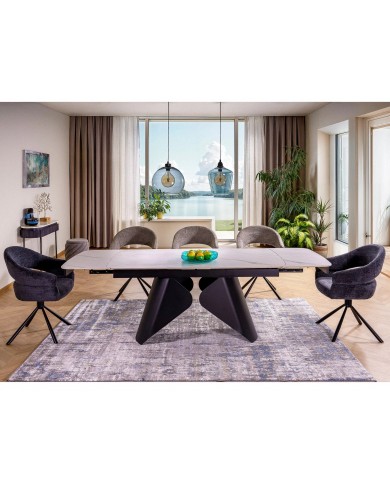 Table  céramique extensible Ultra design 90x160 (240) cm ARMANDO