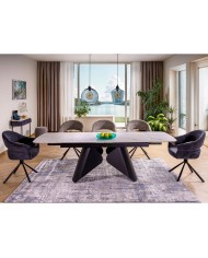 Table  céramique extensible Ultra design 90x160 (240) cm ARMANDO