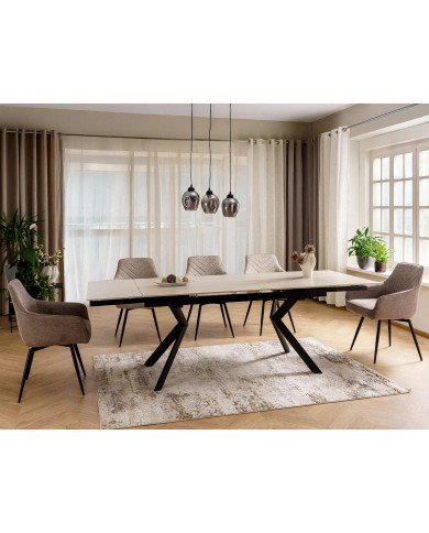 Table céramique extensible 160 (240) x 90 cm NORTON