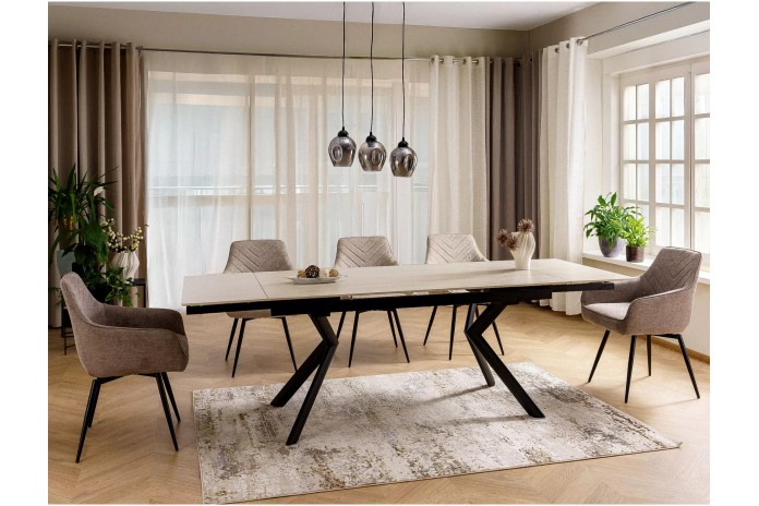 Table céramique extensible 160 (240) x 90 cm NORTON