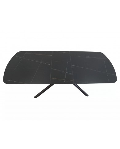 Table céramique extensible noir VECTOR