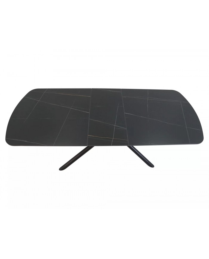 Table céramique extensible noir VECTOR