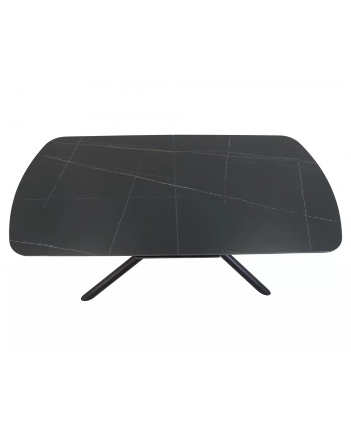 Table céramique extensible noir VECTOR