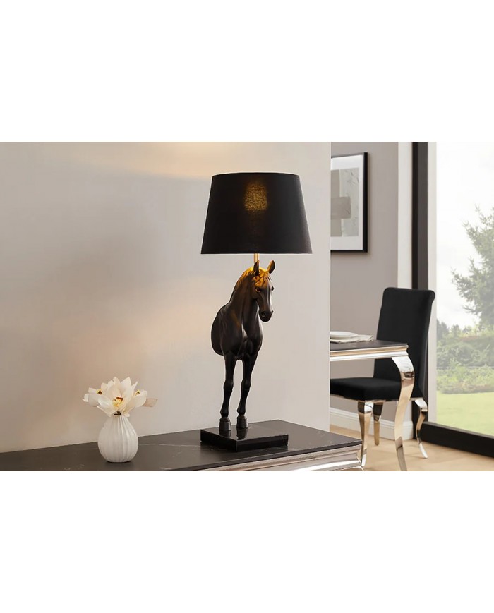 Lampe Chevet sculpture ultra Design DARK HORSE 75 cm