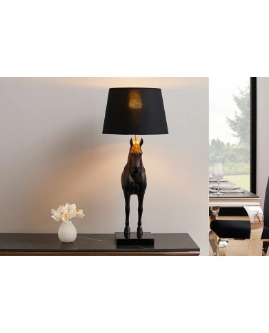 Lampe Chevet sculpture ultra Design DARK HORSE 75 cm