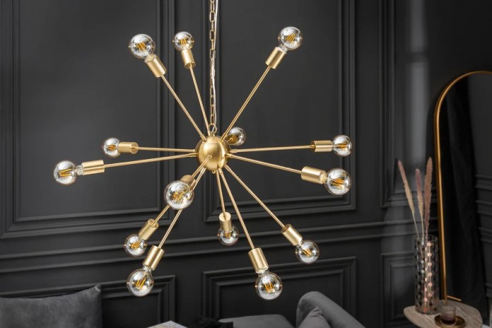 Suspension SPUTNIK 85 cm – L’Élégance Rétro-Futuriste