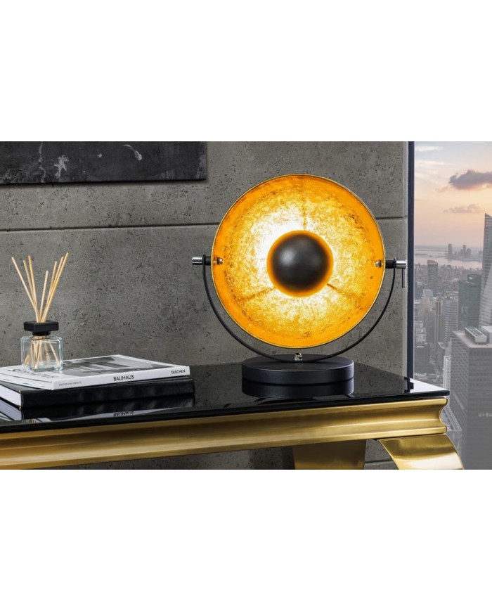 Lampe de table 40 cm noir or STUDIO