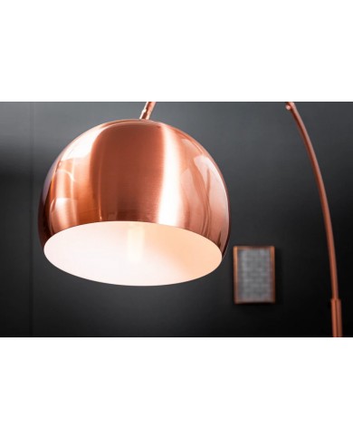 Lampadaire ajustable 170-210 cm avec base en cuivre BIG BOW