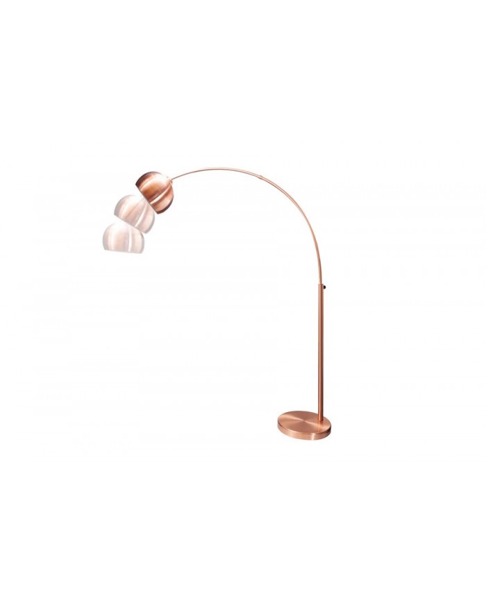 Lampadaire ajustable 170-210 cm avec base en cuivre BIG BOW
