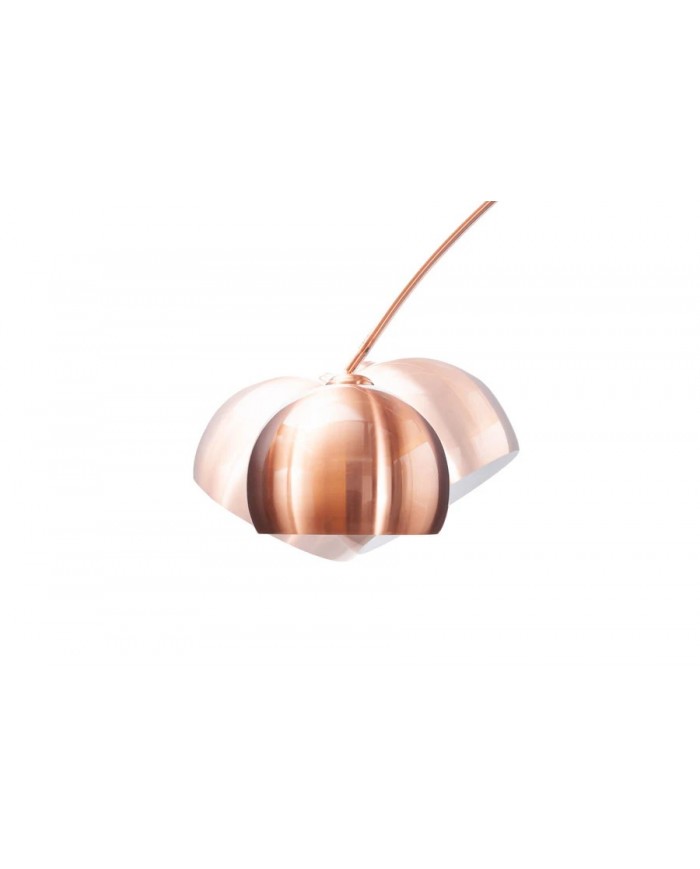 Lampadaire ajustable 170-210 cm avec base en cuivre BIG BOW
