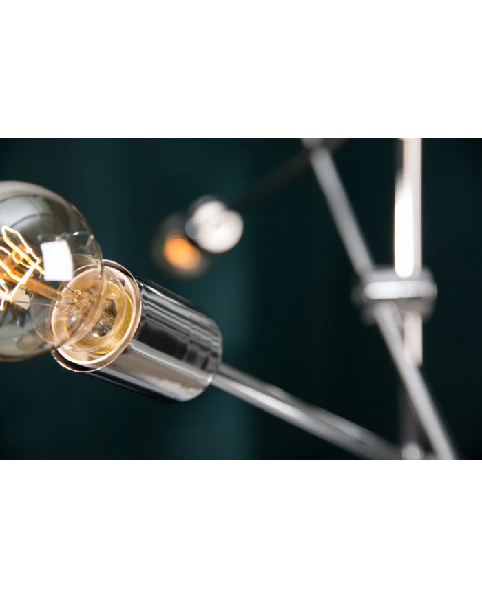 Suspension VARIATION – Design Ajustable et Métal Argenté Offre exceptionnelle