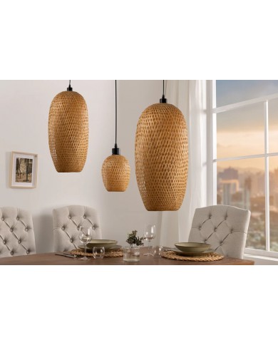 Suspension ORGANIC LIVING 60 cm – L’Authenticité du Bambou Naturel
