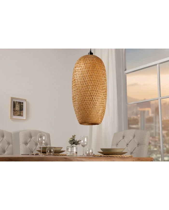 Suspension ORGANIC LIVING 60 cm – L’Authenticité du Bambou Naturel