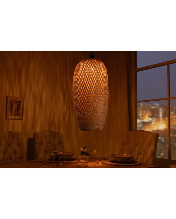 Suspension ORGANIC LIVING 60 cm – L’Authenticité du Bambou Naturel