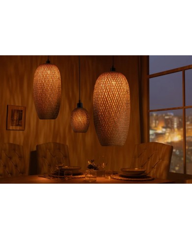 Suspension ORGANIC LIVING 60 cm – L’Authenticité du Bambou Naturel