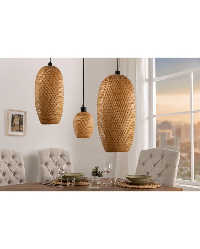 Suspension ORGANIC LIVING 46cm  – L’Authenticité du Bambou Naturel