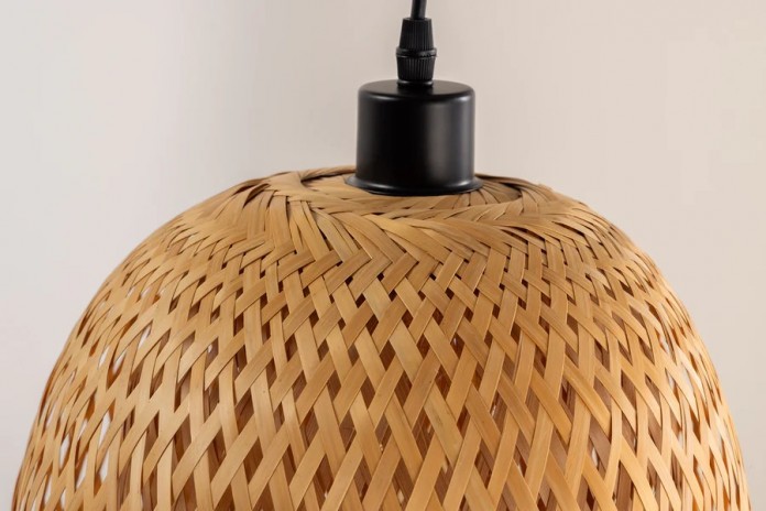 Suspension ORGANIC LIVING 46cm  – L’Authenticité du Bambou Naturel
