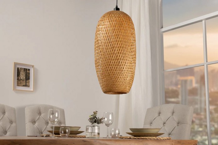 Suspension ORGANIC LIVING 46cm  – L’Authenticité du Bambou Naturel