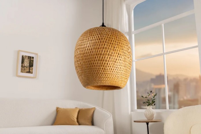 Suspension ORGANIC LIVING 35cm en bambou naturel