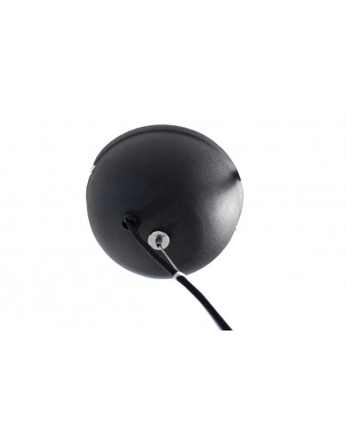 Lampe suspendue pétales métal noir or design 70cm INFINITY