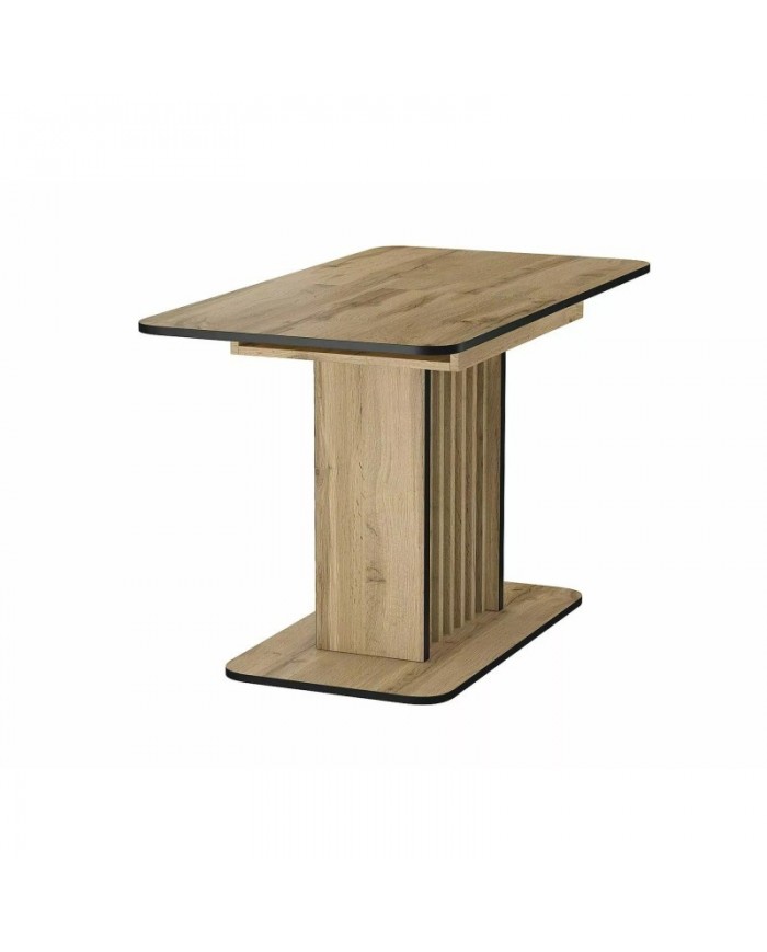 Table 8 couverts effet chêne artisan  MDF KENT - Livraison Offerte