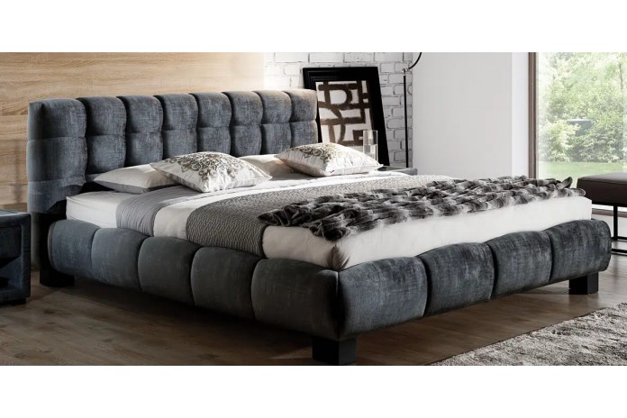 Lit rembourrée continental Belly Elegance – L'élégance et le confort au design raffiné