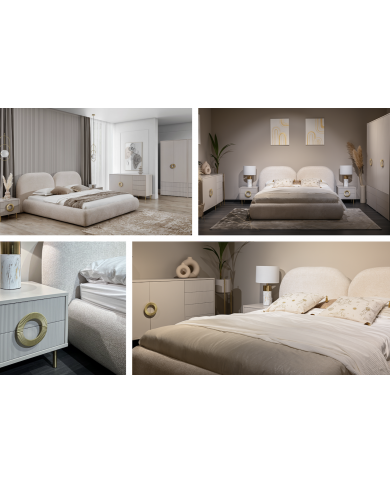 Lit Design Nubo - Confort et Élégance pour un espace en douceur