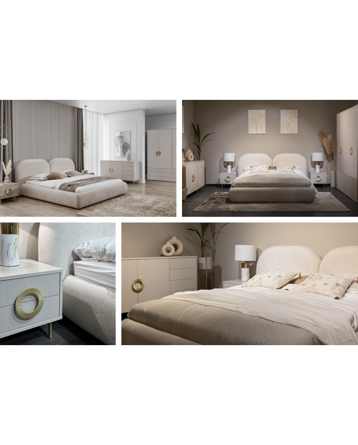 Lit Design Nubo - Confort et Élégance pour un espace en douceur