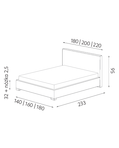 Lit Design Nubo - Confort et Élégance pour un espace en douceur